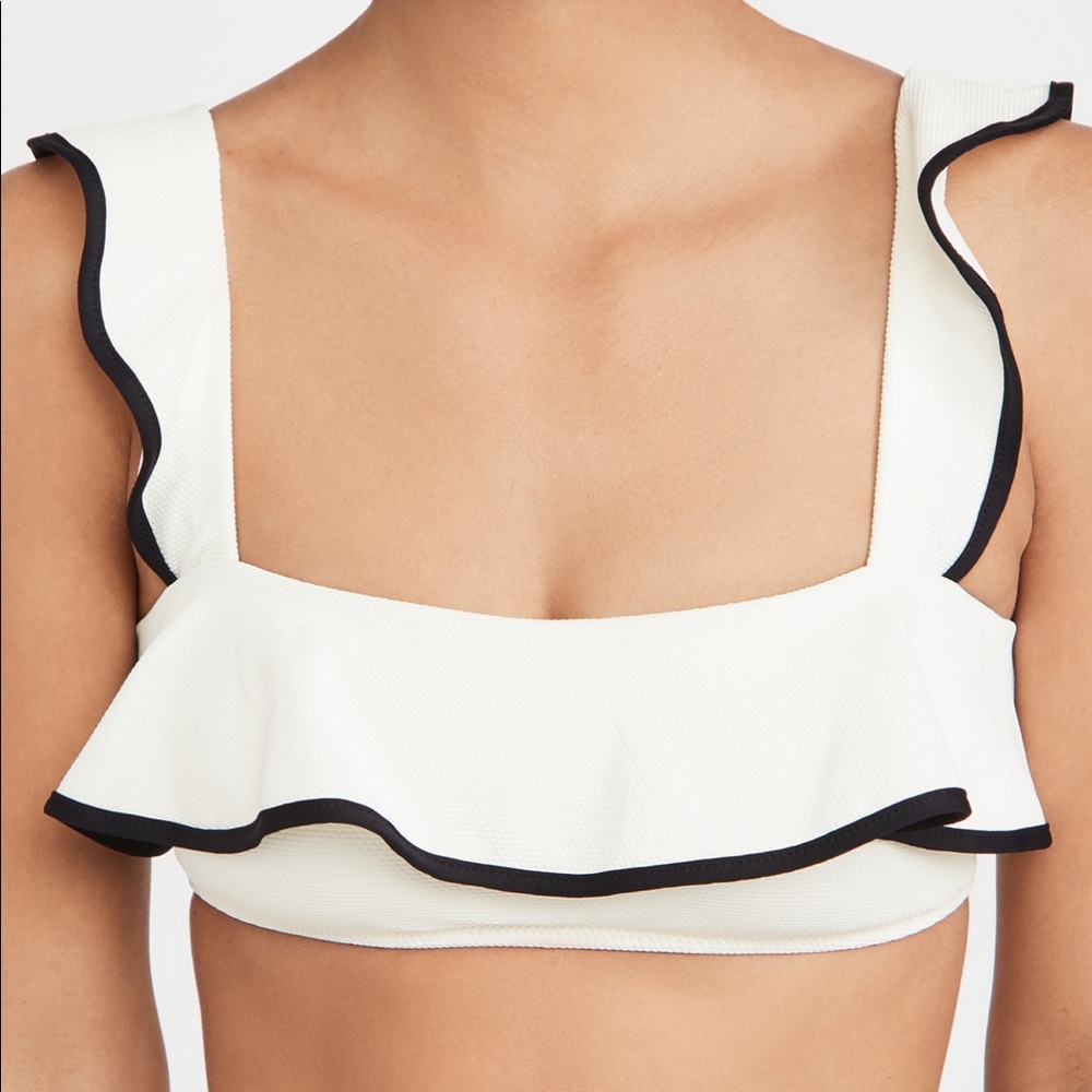 Eberjey ruffle bikini top